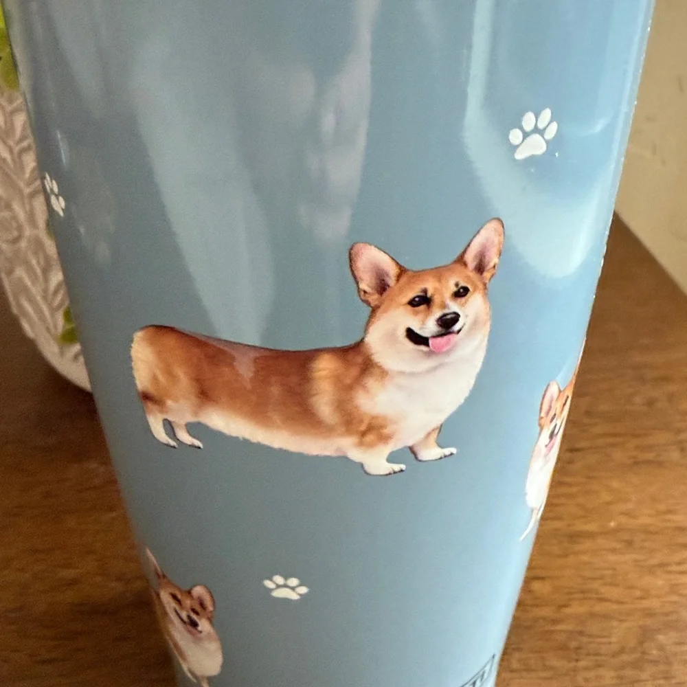 Welsh Corgi Insulated Stainless Steel Travel Tumbler - 20 ounces
